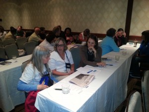 Audience members at the E-Democracy panel at NUSA 2013. 